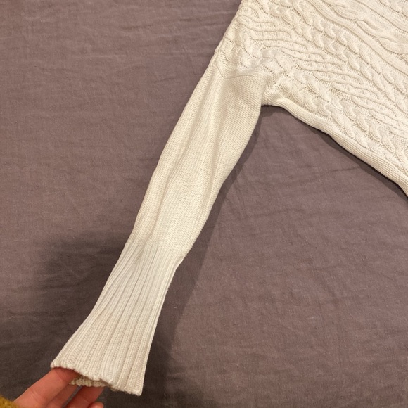 Amuse Society Long Sweater White - Picture 4 of 6